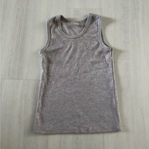 Grey basic baby tank